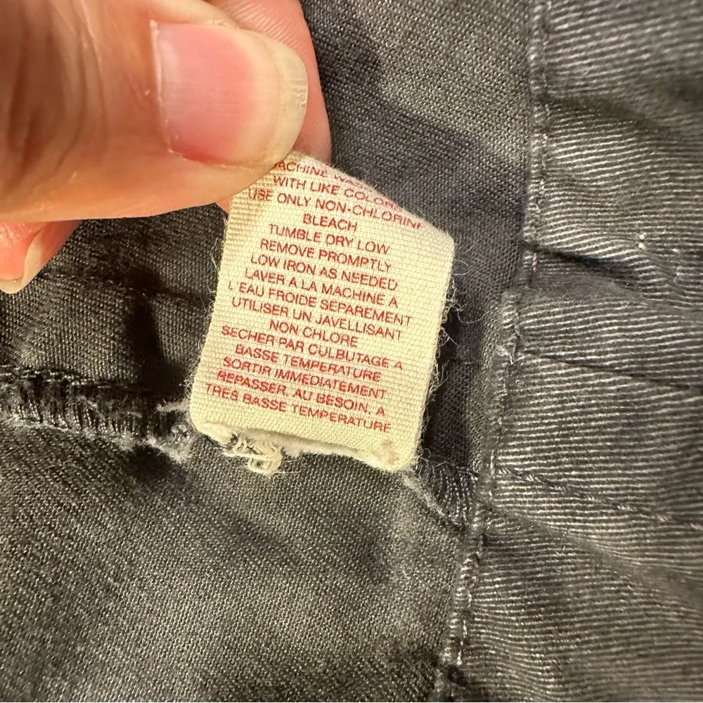 Anthropologie Ett‎ Twa Charcoal Blazer Jacket